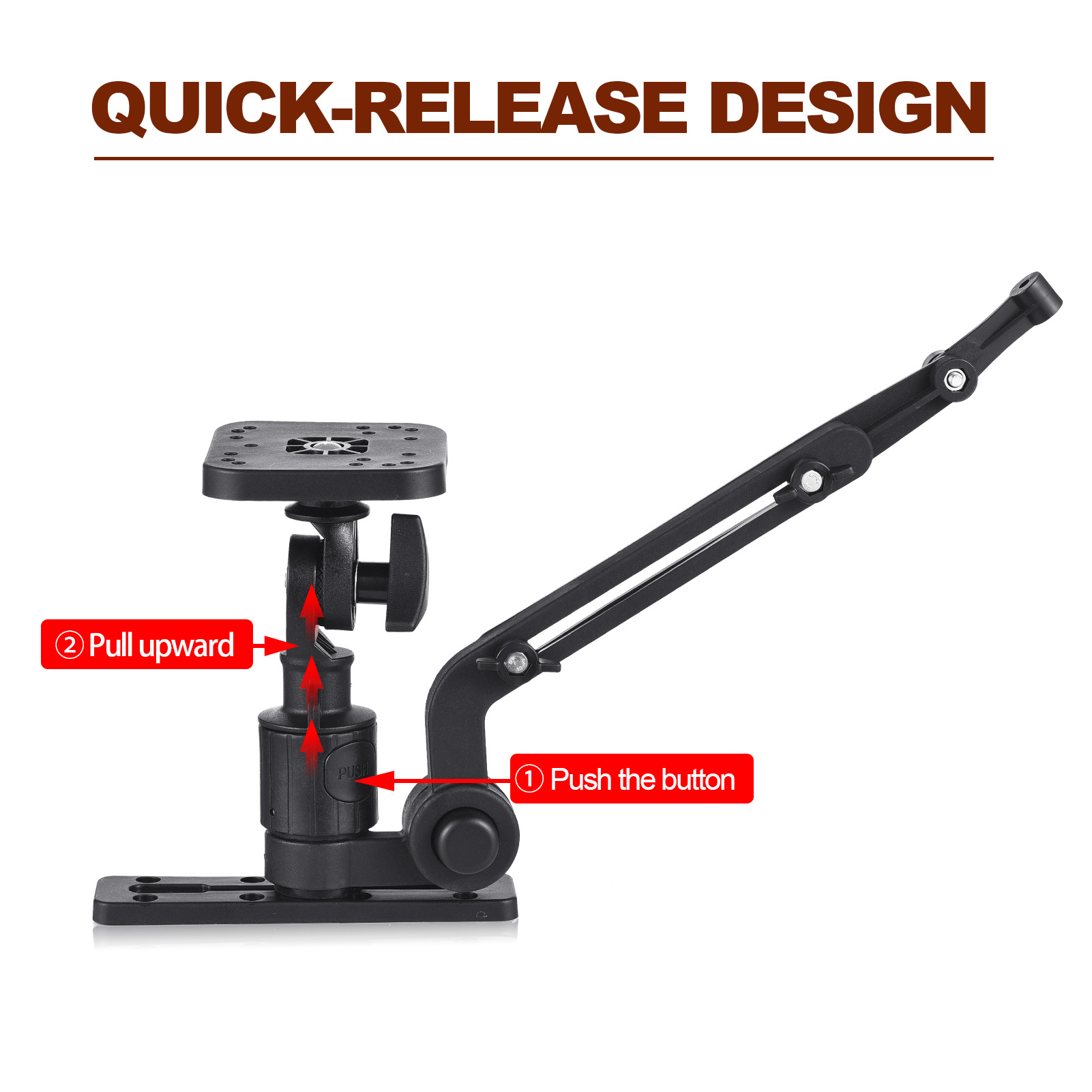 Kayak Fish Finder Mounting Pla - Fishing Kayak Fish Finder Mount ulasan dan harga