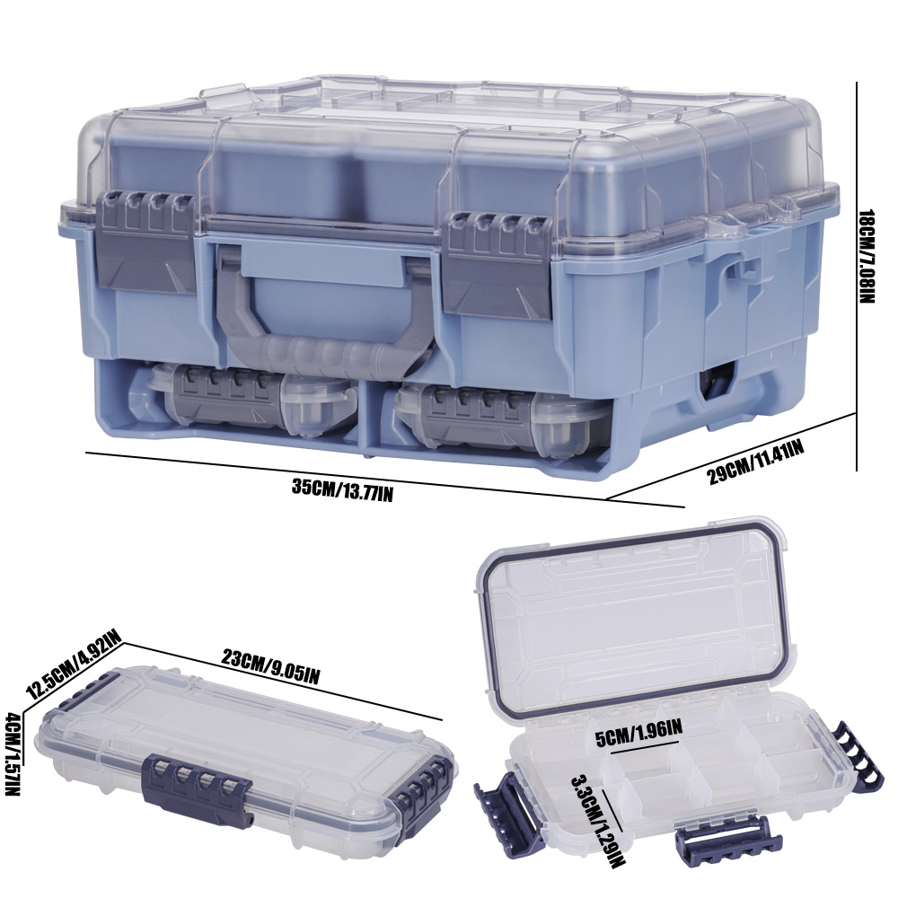 Folding Plastic Boxes Bait Sto - Fishing Kayak Crate ulasan dan harga