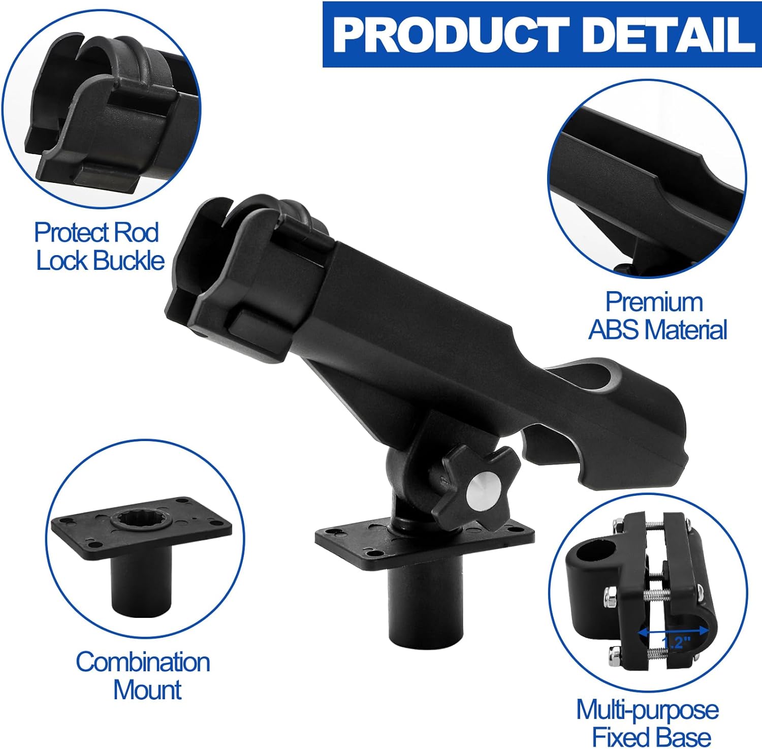 2 Pack Fishing Rod Holder with - Fishing Kayak Rod Holder ulasan dan harga
