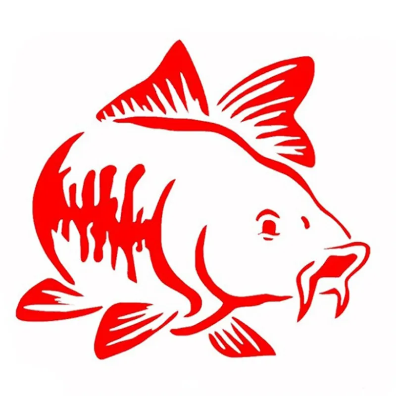 Car Sticker Cartoon Carp Fishi - Fishing Kayak Inflatable ulasan dan harga