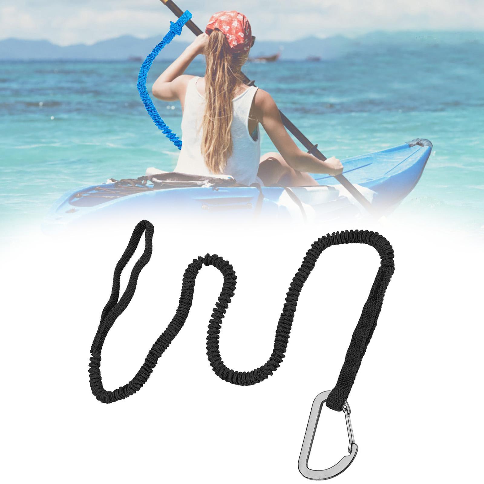 Stretchable Nylon Paddle Leash - Fishing Kayak Paddle Leash ulasan dan harga