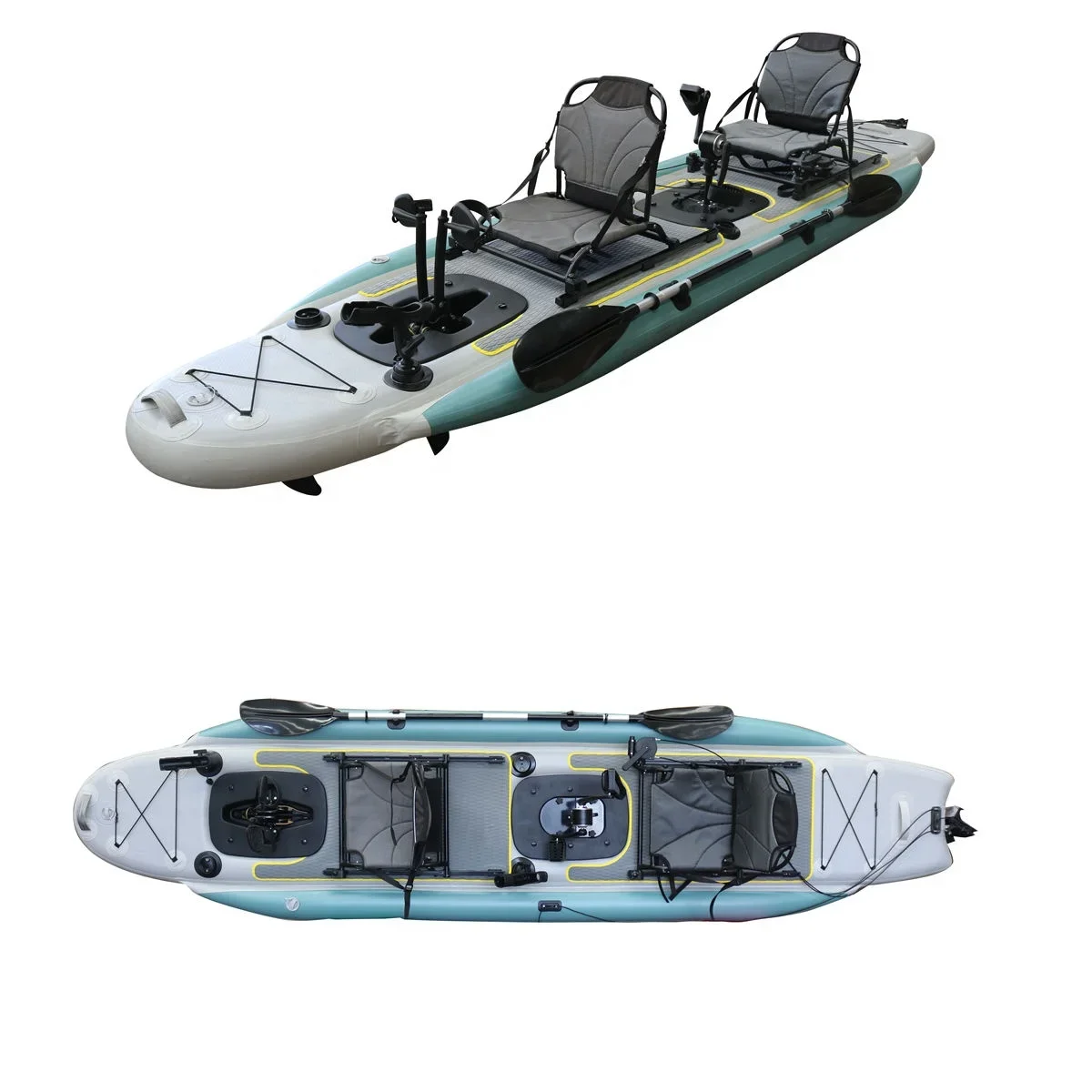 2026 14FT 2-Person Sit-On-Top  - Fishing Kayak Sit In ulasan dan harga