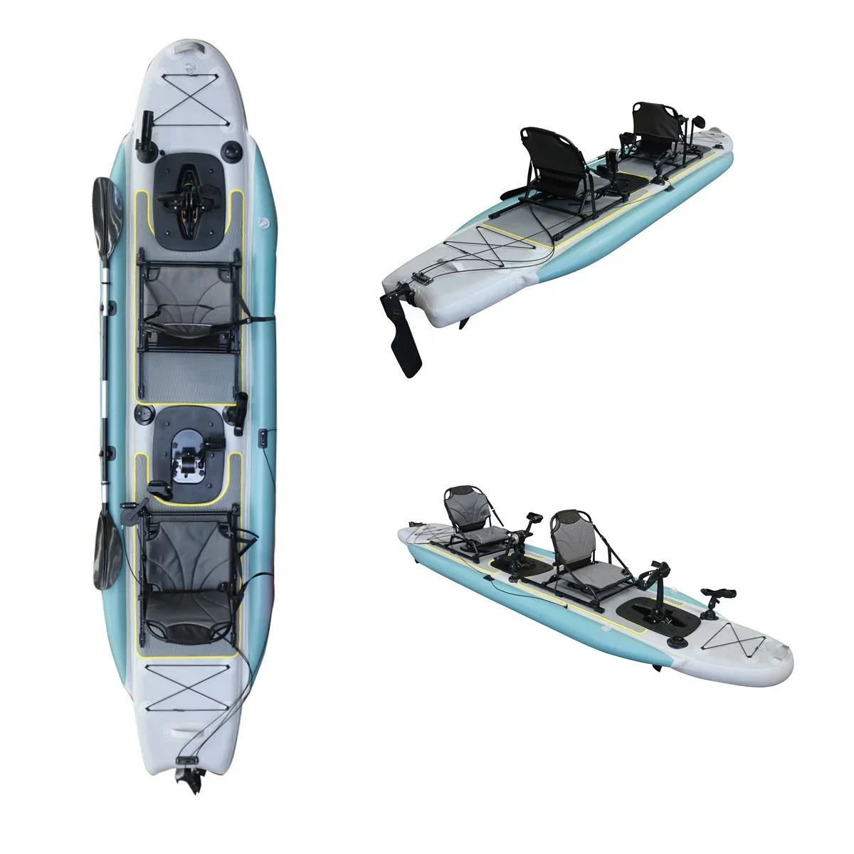 2026 14FT 2-Person Sit-On-Top  - Fishing Kayak Sit In ulasan dan harga
