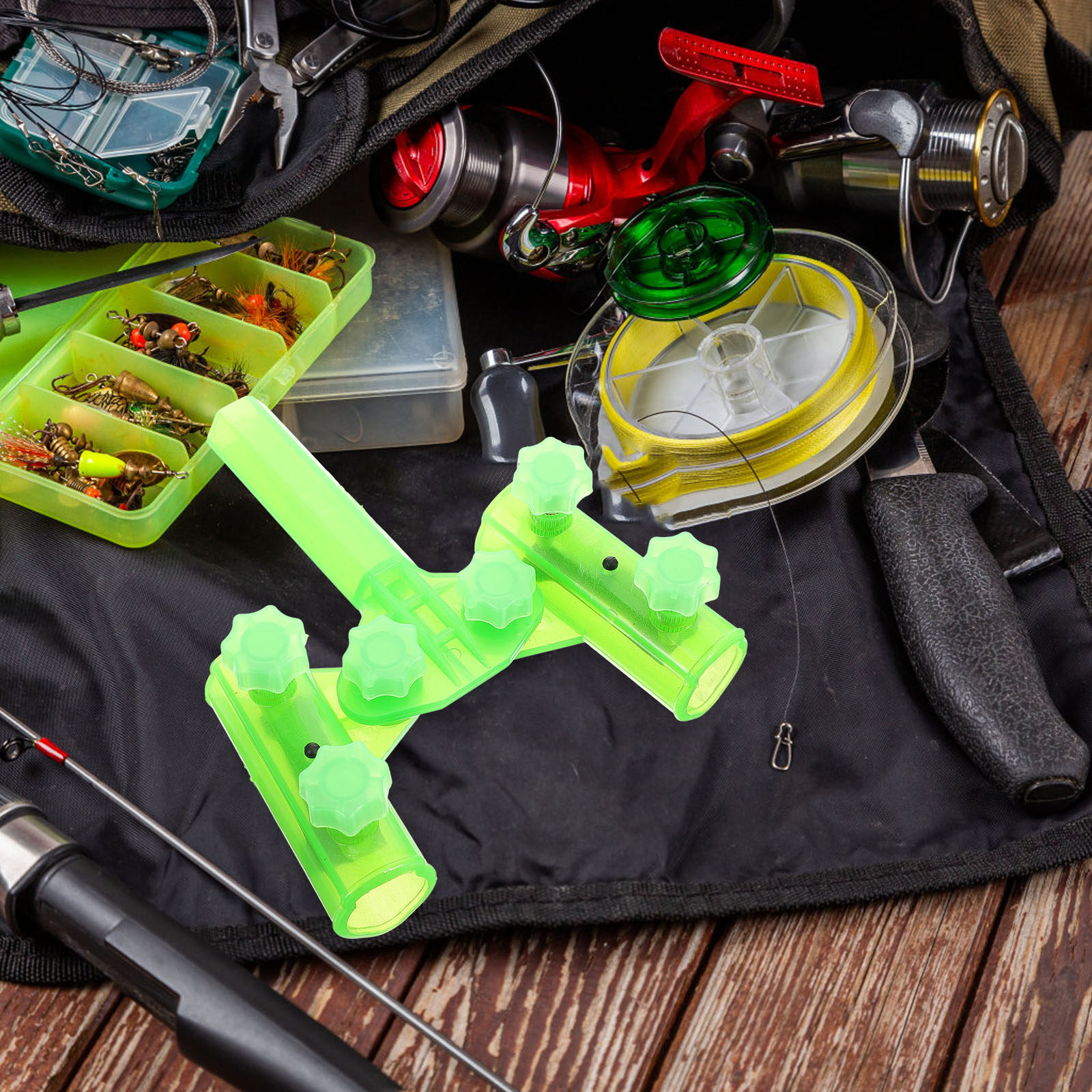 Fishing Rod Holder with Glow i - Fishing Kayak Rod Holder ulasan dan harga