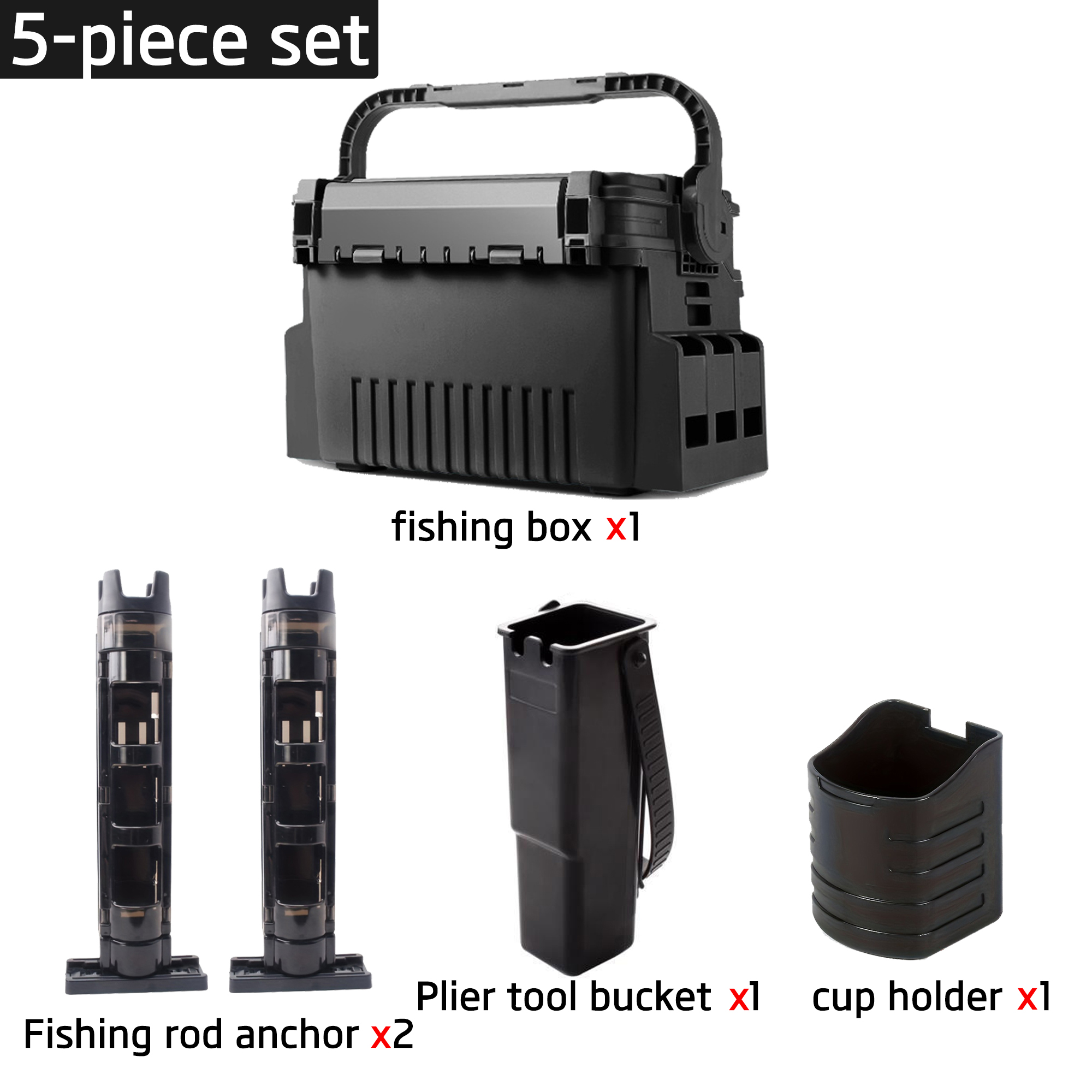 Heavy Duty Fishing Tackle Stor - Fishing Kayak Crate ulasan dan harga