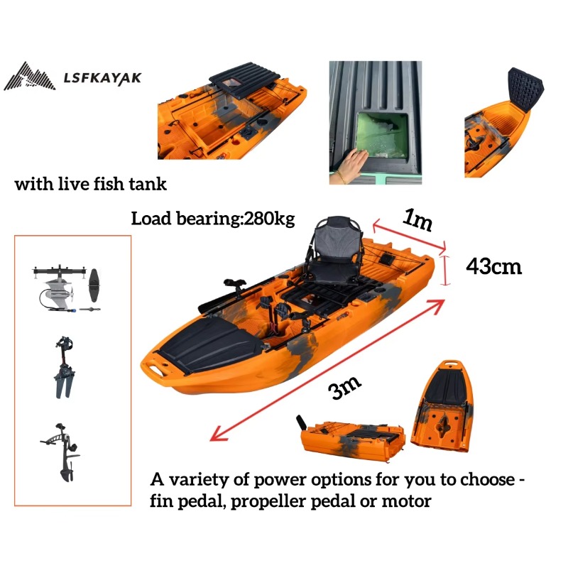 Airo Popular Modular 10ft/14ft - Fishing Kayak Sit In ulasan dan harga