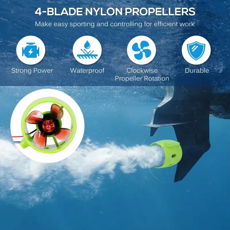 12-24V 20A Brushless Underwate - Fishing Kayak Trolling Motor ulasan dan harga