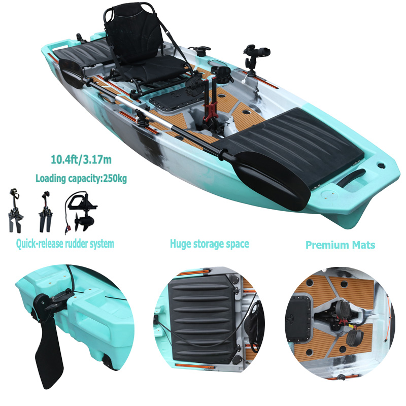 10FT Single Seat LLDPE Sit On  - Fishing Kayak Sit In ulasan dan harga