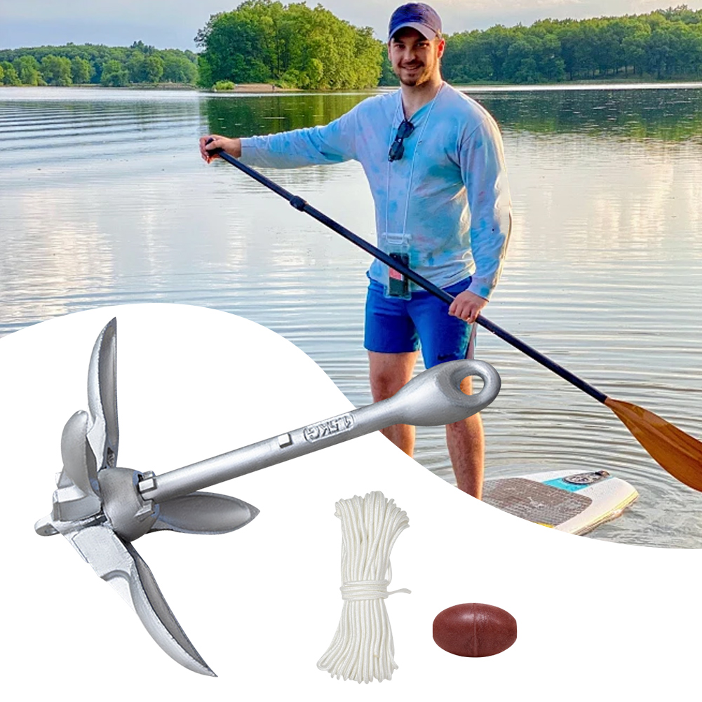 0.7/1.5KG Grapnel Anchor with  - Fishing Kayak Anchor ulasan dan harga