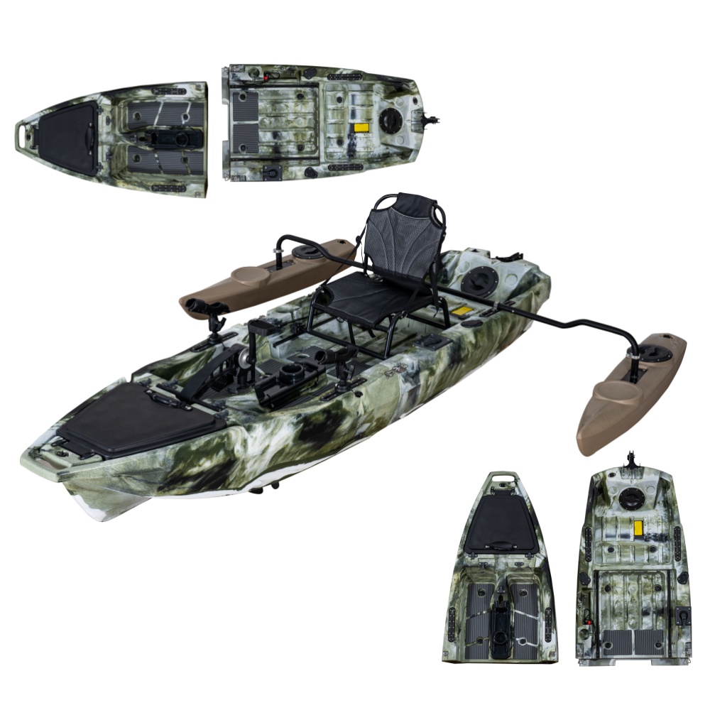 Super Lightweight 10ft Modular - Fishing Kayak Pedal Drive ulasan dan harga