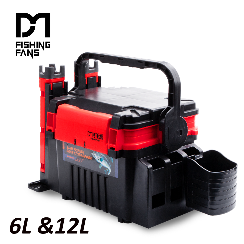 Fishingfans 6L 12L Fishing Box - Fishing Kayak Crate ulasan dan harga