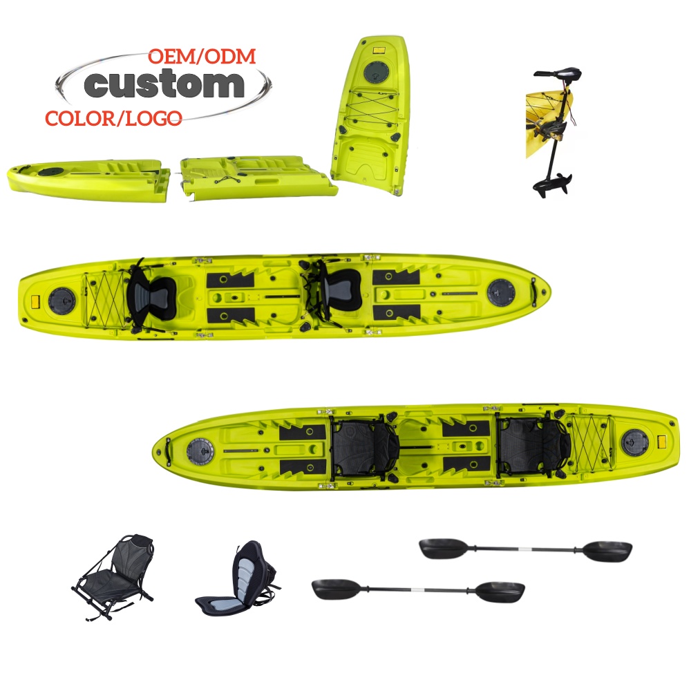 New Modular Tandem Double Sit- - Fishing Kayak Paddle ulasan dan harga