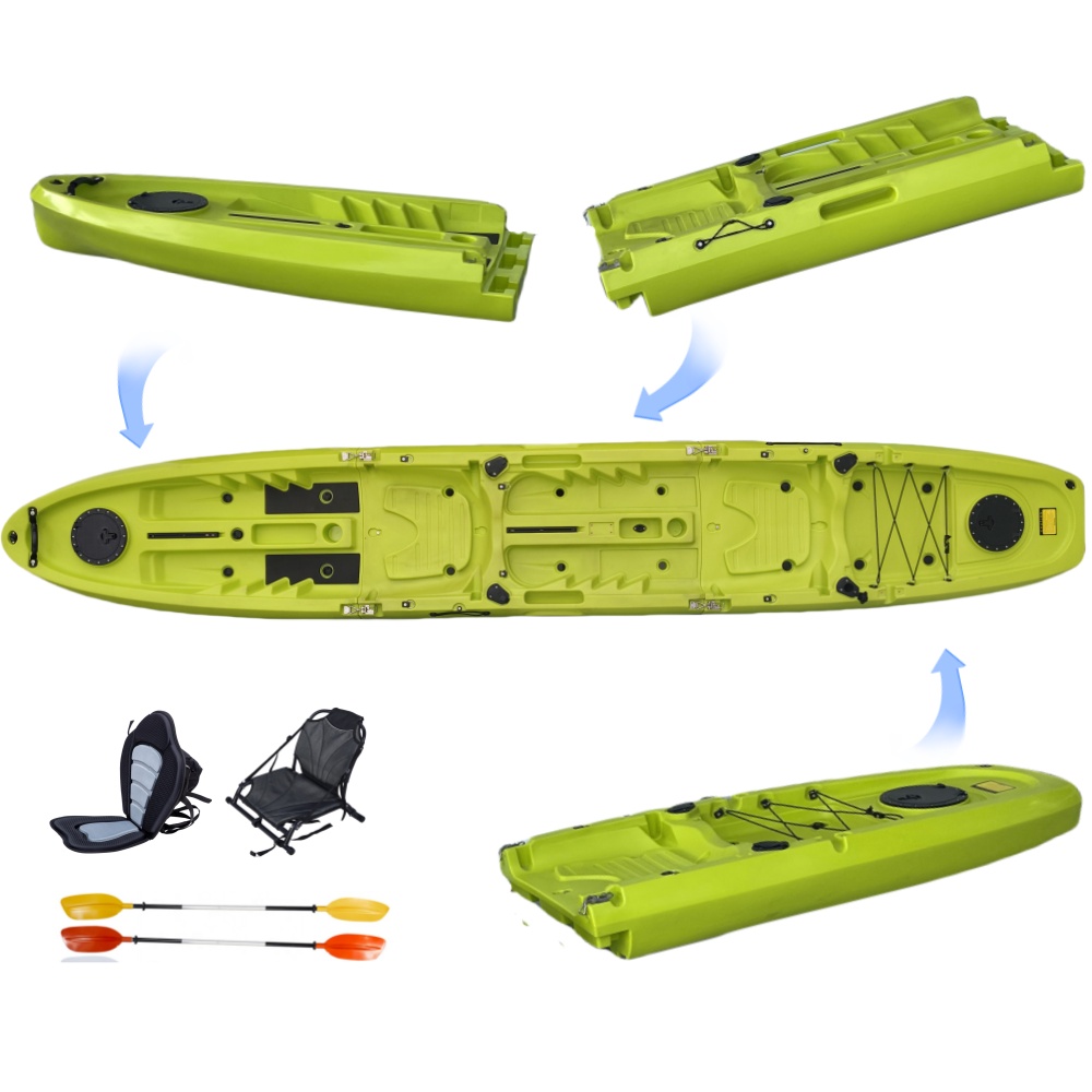 New Modular Tandem Double Sit- - Fishing Kayak Paddle ulasan dan harga