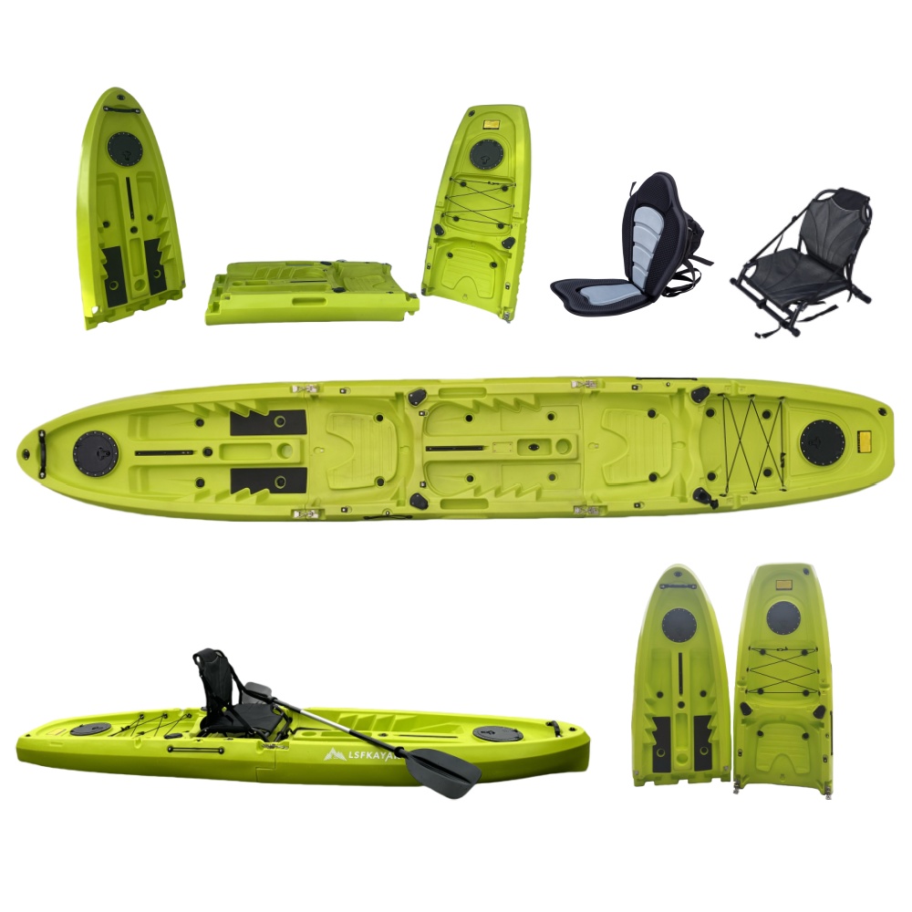 New Modular Tandem Double Sit- - Fishing Kayak Paddle ulasan dan harga